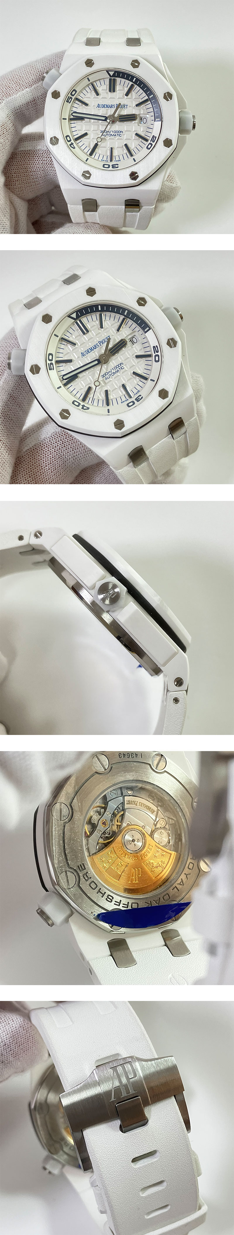 オーデマピゲコピー15707CB.OO.A010CA.01 ロイヤルオークオフショア ダイバー ホワイトセラミック  APS